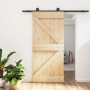 Sliding door with solid pine wood fittings 95x210 cm by , Doors - Ref: Foro24-3203060, Price: 221,62 €, Discount: %