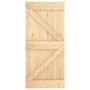 Puerta corredera con herrajes madera maciza de pino 95x210 cm de , Puertas - Ref: Foro24-3203060, Precio: 181,97 €, Descuento: %