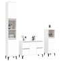 White plywood 3-piece bathroom furniture set by , Bathroom furniture - Ref: Foro24-3185605, Price: 230,03 €, Discount: %