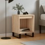 Mesita de noche madera de ingeniería roble Sonoma 40x35x50 cm de , Mesitas de noche - Ref: Foro24-830738, Precio: 32,67 €, De...