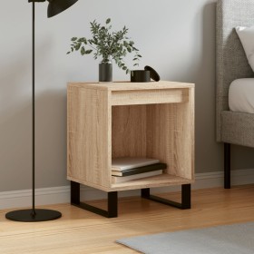 Sonoma oak engineered wood bedside table 40x35x50 cm by , Nightstands - Ref: Foro24-830738, Price: 33,99 €, Discount: %