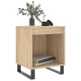 Mesita de noche madera de ingeniería roble Sonoma 40x35x50 cm de , Mesitas de noche - Ref: Foro24-830738, Precio: 32,67 €, De...