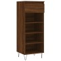 Mueble zapatero madera contrachapada roble marrón 40x36x105 cm de , Zapateros y organizadores de calzado - Ref: Foro24-831467...