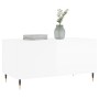 Mesa de centro madera contrachapada blanco brillo 90x44,5x45 cm de , Mesas de centro - Ref: Foro24-830966, Precio: 72,99 €, D...