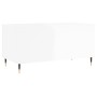 Mesa de centro madera contrachapada blanco brillo 90x44,5x45 cm de , Mesas de centro - Ref: Foro24-830966, Precio: 72,99 €, D...