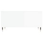 Mesa de centro madera contrachapada blanco brillo 90x44,5x45 cm de , Mesas de centro - Ref: Foro24-830966, Precio: 72,99 €, D...