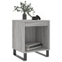 Mesita de noche madera de ingeniería gris Sonoma 40x35x50 cm de , Mesitas de noche - Ref: Foro24-830744, Precio: 28,46 €, Des...