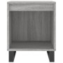 Mesita de noche madera de ingeniería gris Sonoma 40x35x50 cm de , Mesitas de noche - Ref: Foro24-830744, Precio: 28,46 €, Des...