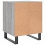 Mesita de noche madera de ingeniería gris Sonoma 40x35x50 cm de , Mesitas de noche - Ref: Foro24-830744, Precio: 28,46 €, Des...