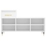 Mueble zapatero madera contrachapada blanco 102x36x60 cm de , Zapateros y organizadores de calzado - Ref: Foro24-831356, Prec...