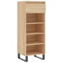 Mueble zapatero madera contrachapada roble Sonoma 40x36x105 cm de , Zapateros y organizadores de calzado - Ref: Foro24-831471...