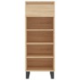 Mueble zapatero madera contrachapada roble Sonoma 40x36x105 cm de , Zapateros y organizadores de calzado - Ref: Foro24-831471...