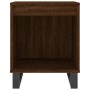 Mesita de noche madera de ingeniería marrón roble 40x35x50 cm de , Mesitas de noche - Ref: Foro24-830746, Precio: 28,60 €, De...