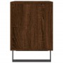 Oak brown engineered wood bedside table 40x35x50 cm by , Nightstands - Ref: Foro24-830746, Price: 28,60 €, Discount: %