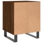 Oak brown engineered wood bedside table 40x35x50 cm by , Nightstands - Ref: Foro24-830746, Price: 28,60 €, Discount: %