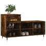 Smoked oak plywood shoe cabinet 102x36x60 cm by , Shoe racks and shoe organizers - Ref: Foro24-831361, Price: 44,84 €, Discou...