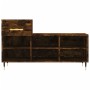 Smoked oak plywood shoe cabinet 102x36x60 cm by , Shoe racks and shoe organizers - Ref: Foro24-831361, Price: 44,84 €, Discou...