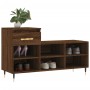 Mueble zapatero madera contrachapada roble marrón 102x36x60 cm de , Zapateros y organizadores de calzado - Ref: Foro24-831363...