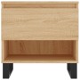 Mesa de centro madera de ingeniería roble Sonoma 50x46x50 cm de , Mesas de centro - Ref: Foro24-830930, Precio: 46,60 €, Desc...