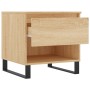 Mesa de centro madera de ingeniería roble Sonoma 50x46x50 cm de , Mesas de centro - Ref: Foro24-830930, Precio: 46,60 €, Desc...