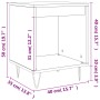 Mesitas de noche 2 uds madera de ingeniería negro 40x35x50 cm de , Mesitas de noche - Ref: Foro24-830719, Precio: 51,50 €, De...