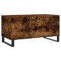 Smoked oak plywood coffee table 90x44.5x45 cm by , Coffee table - Ref: Foro24-830985, Price: 63,99 €, Discount: %