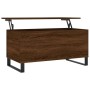 Brown oak plywood coffee table 90x44.5x45 cm by , Coffee table - Ref: Foro24-830987, Price: 65,99 €, Discount: %