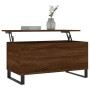 Brown oak plywood coffee table 90x44.5x45 cm by , Coffee table - Ref: Foro24-830987, Price: 65,99 €, Discount: %