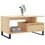 Mesa de centro madera contrachapada roble Sonoma 90x49x45 cm de , Mesas de centro - Ref: Foro24-831031, Precio: 67,99 €, Desc...