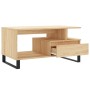 Mesa de centro madera contrachapada roble Sonoma 90x49x45 cm de , Mesas de centro - Ref: Foro24-831031, Precio: 67,99 €, Desc...