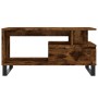 Mesa de centro madera contrachapada roble ahumado 90x49x45 cm de , Mesas de centro - Ref: Foro24-831033, Precio: 63,94 €, Des...