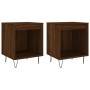 Mesitas noche 2 uds madera ingeniería marrón roble 40x35x50 cm de , Mesitas de noche - Ref: Foro24-830731, Precio: 44,82 €, D...