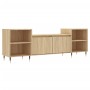 Mueble para TV madera contrachapada roble Sonoma 160x35x55 cm de , Muebles TV - Ref: Foro24-831335, Precio: 85,38 €, Descuent...