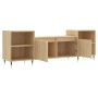 Sonoma oak plywood TV cabinet 160x35x55 cm by , TV Furniture - Ref: Foro24-831335, Price: 83,99 €, Discount: %