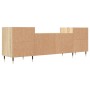 Mueble para TV madera contrachapada roble Sonoma 160x35x55 cm de , Muebles TV - Ref: Foro24-831335, Precio: 85,38 €, Descuent...