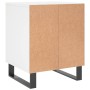 Mesitas de noche 2 uds madera de ingeniería blanco 40x35x50 cm de , Mesitas de noche - Ref: Foro24-830733, Precio: 48,25 €, D...