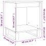 Mesitas de noche 2 uds madera de ingeniería blanco 40x35x50 cm de , Mesitas de noche - Ref: Foro24-830733, Precio: 48,25 €, D...