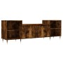 Smoked oak plywood TV cabinet 160x35x55 cm by , TV Furniture - Ref: Foro24-831337, Price: 71,85 €, Discount: %