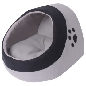 Würfelbett für Katzen Größe L grau und schwarz von vidaXL, Katzenbetten - Ref: Foro24-131369, Preis: 31,46 €, Rabatt: %