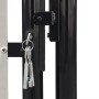 Black garden fence gate 300x175 cm by vidaXL, garden gates - Ref: Foro24-141692, Price: 496,99 €, Discount: %