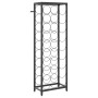 Wine rack for 27 bottles black wrought iron 34x18x100 cm by , Wine racks - Ref: Foro24-358365, Price: 84,57 €, Discount: %