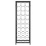 Wine rack for 27 bottles black wrought iron 34x18x100 cm by , Wine racks - Ref: Foro24-358365, Price: 84,57 €, Discount: %