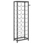 Wine rack for 27 bottles black wrought iron 34x18x100 cm by , Wine racks - Ref: Foro24-358365, Price: 84,57 €, Discount: %