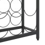 Wine rack for 27 bottles black wrought iron 34x18x100 cm by , Wine racks - Ref: Foro24-358365, Price: 84,57 €, Discount: %