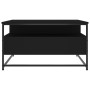 Mesa de centro madera de ingeniería negro 80x80x45 cm de , Mesas de centro - Ref: Foro24-835289, Precio: 86,96 €, Descuento: %