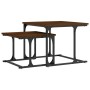 Mesa de centro apilable 2 pzas madera ingeniería roble marrón de , Mesas de centro - Ref: Foro24-833372, Precio: 31,31 €, Des...