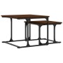 Mesa de centro apilable 2 pzas madera ingeniería roble marrón de , Mesas de centro - Ref: Foro24-833372, Precio: 31,31 €, Des...