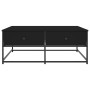 Mesa de centro madera de ingeniería negro 100x99x40 cm de , Mesas de centro - Ref: Foro24-835294, Precio: 80,99 €, Descuento: %