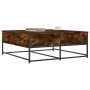 Smoked oak engineered wood coffee table 100x99x40 cm by , Coffee table - Ref: Foro24-835296, Price: 76,12 €, Discount: %