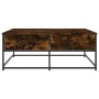 Smoked oak engineered wood coffee table 100x99x40 cm by , Coffee table - Ref: Foro24-835296, Price: 76,12 €, Discount: %